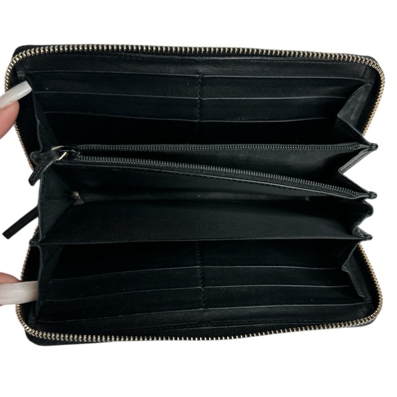 Gucci Big Gg Monogram Guccissima Long Black Wallet - Picture 8 of 16